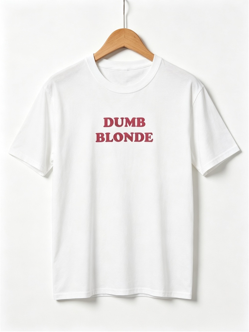Dumb blonde Graphics Womens Mens T-shirt Unisex